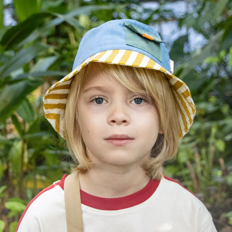 Colour Block Sun Hat