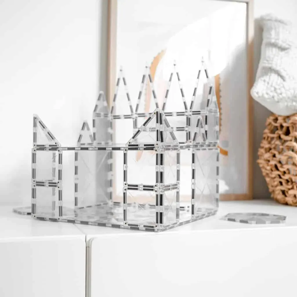 Connetix Magnetic Tiles Clear Starter Pack 34 pc