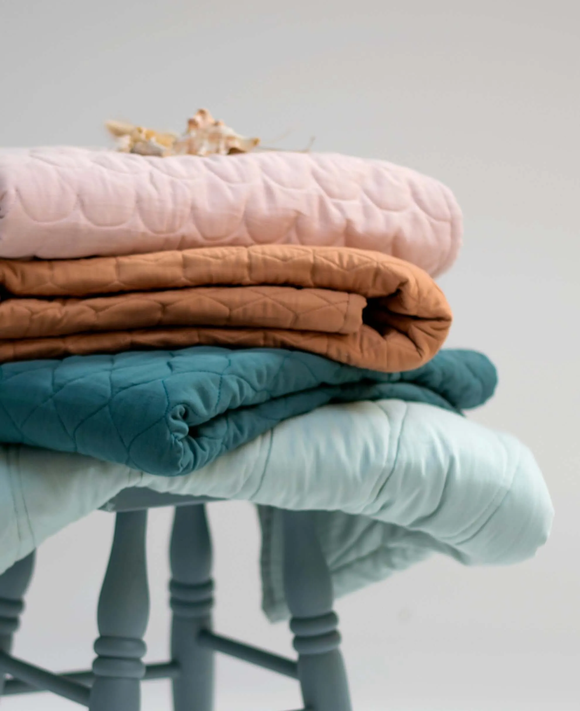 Cot Quilt | Dusty Rose