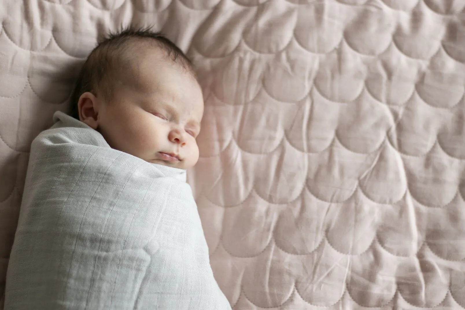 Cot Quilt | Dusty Rose
