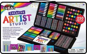 Cra-Z-Art Creative Artist Studio 250 Pieces Assorted Styles