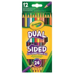 Crayola Dual Sided Coloured Pencils 24