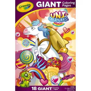 Crayola Uni-Creatures Giant Colouring Pages