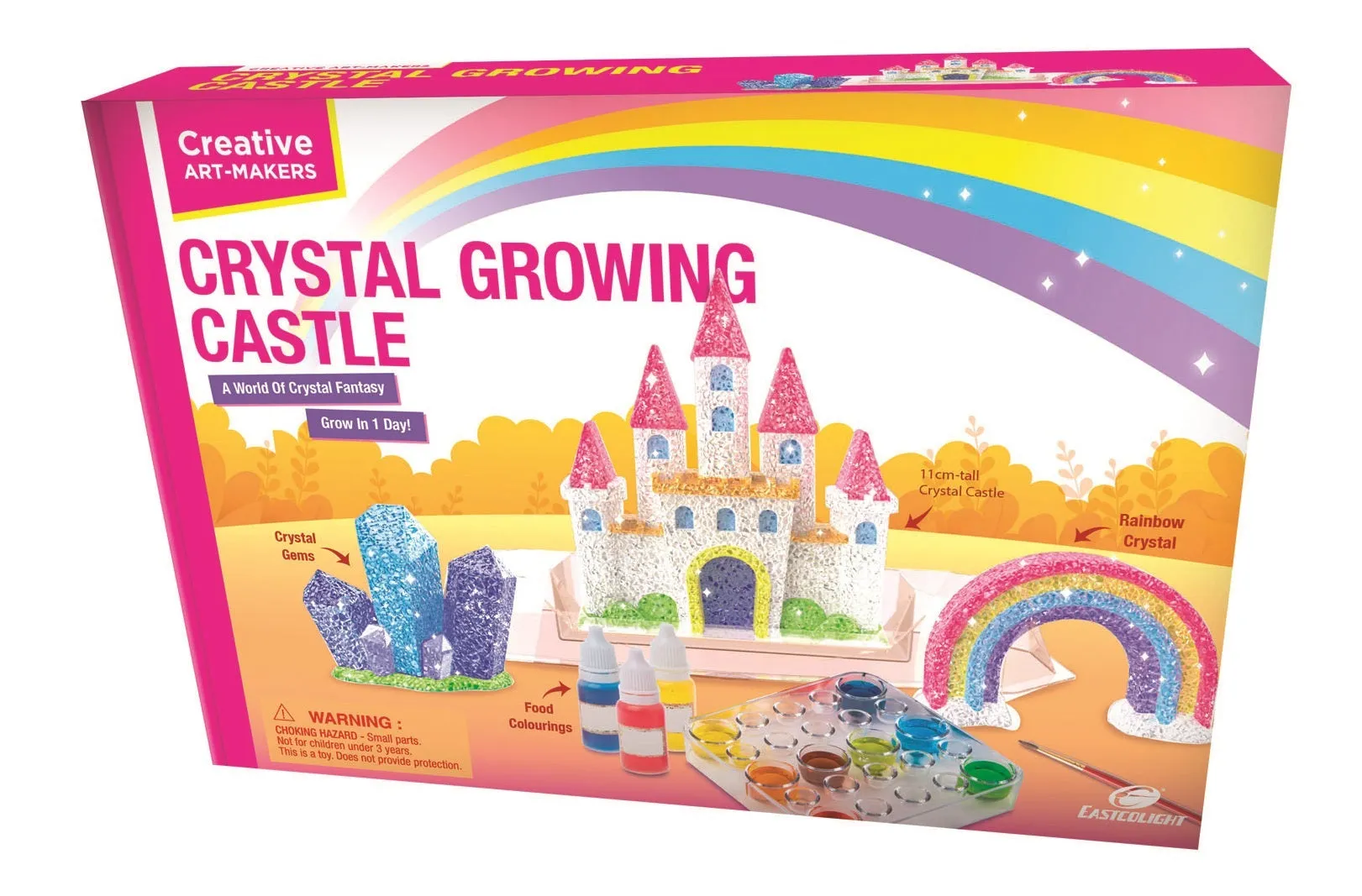 Creative Art-Makers Diy Crystal Growing Castle