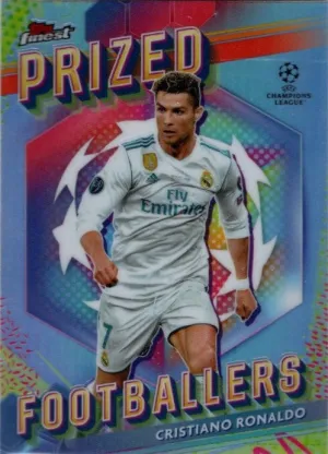 Cristiano Ronaldo, Prized Footballer, 2023-24 Topps Finest UEFA Champions League Soccer