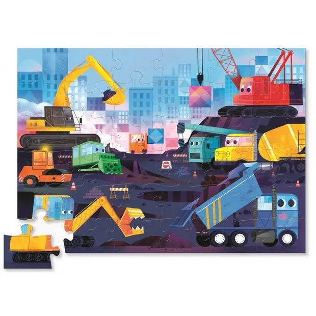 Crocodile Creek 36 Piece Floor Puzzle Construction Zone