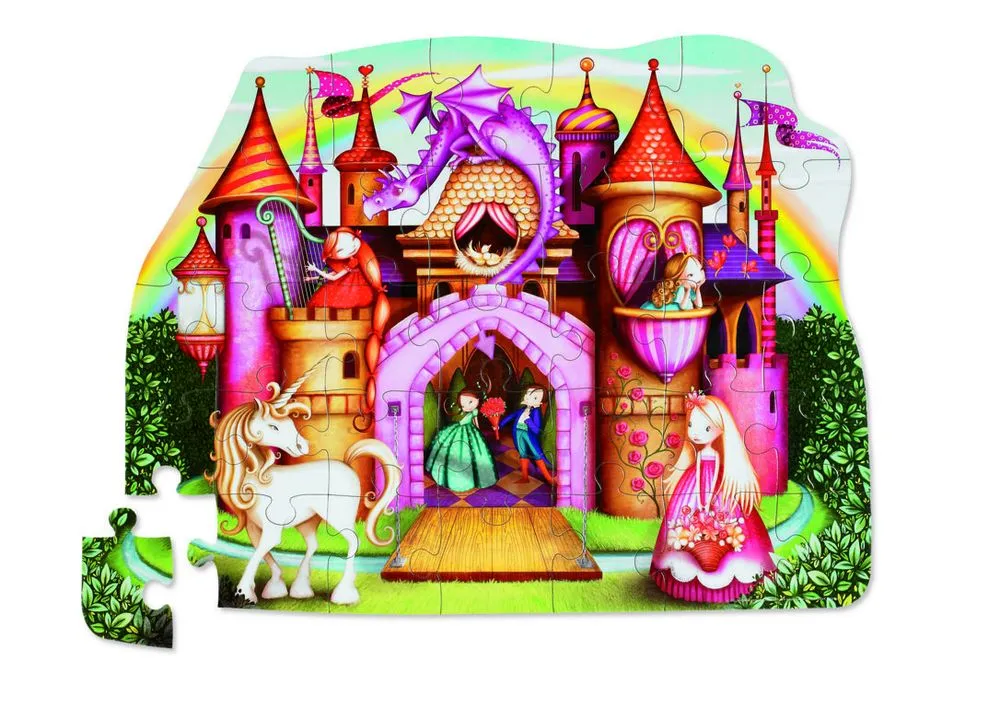 Crocodile Creek 36 Piece Floor Puzzle Princess Palace
