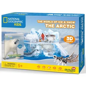 Cubic Fun National Geographic 3D Puzzle The World Of Ice & Snow The ARCtic