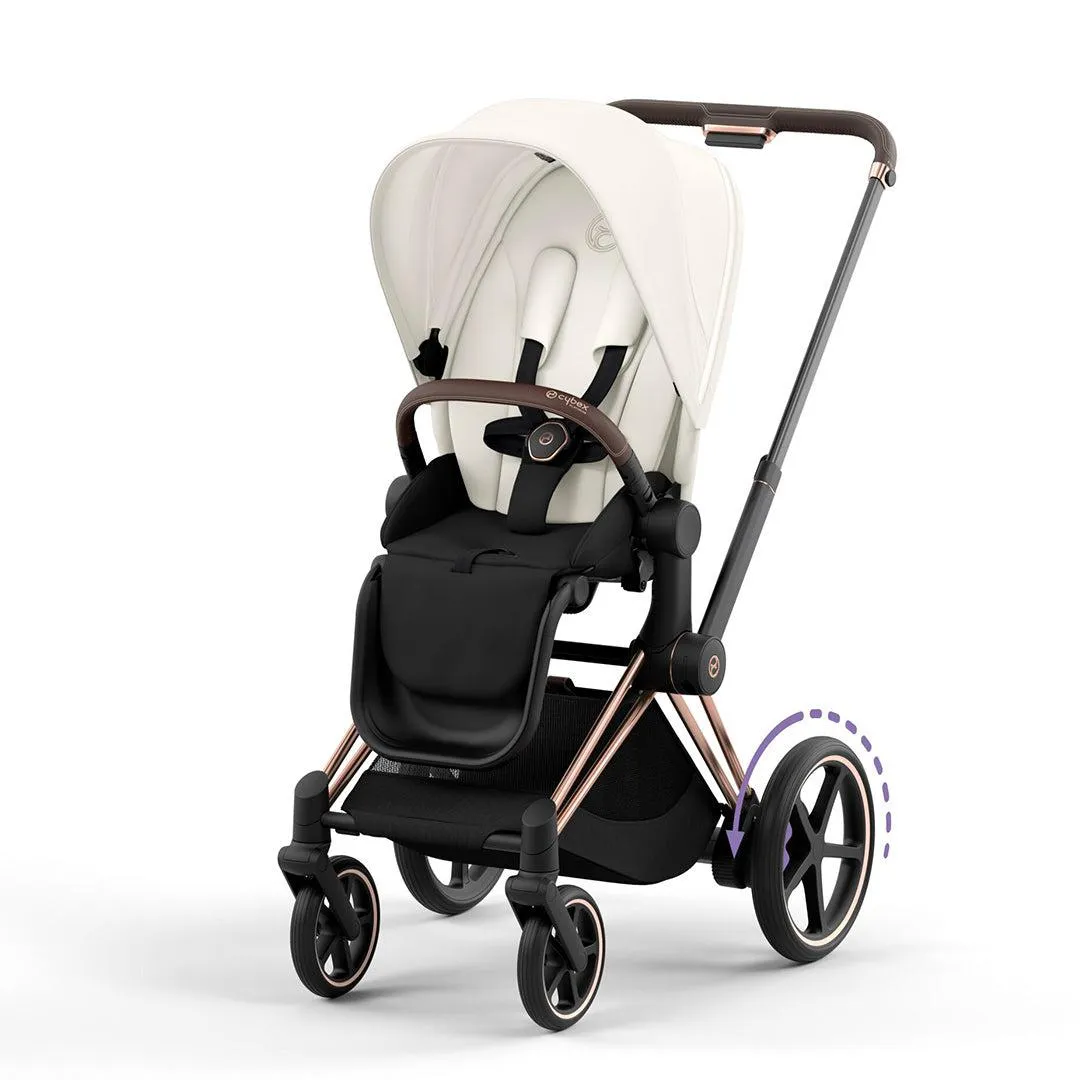 CYBEX e-Priam Pushchair - Off White