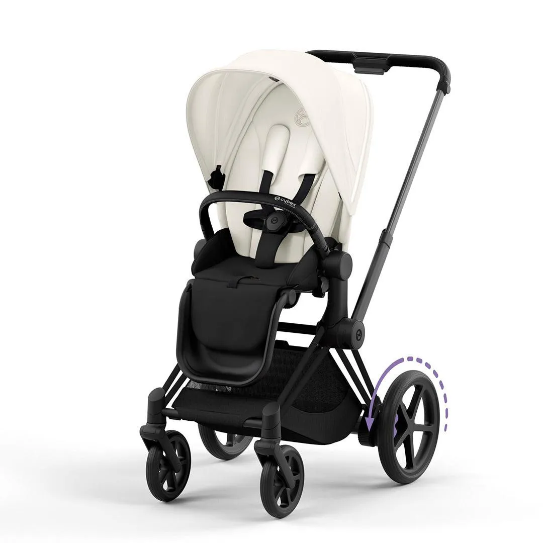 CYBEX e-Priam Pushchair - Off White