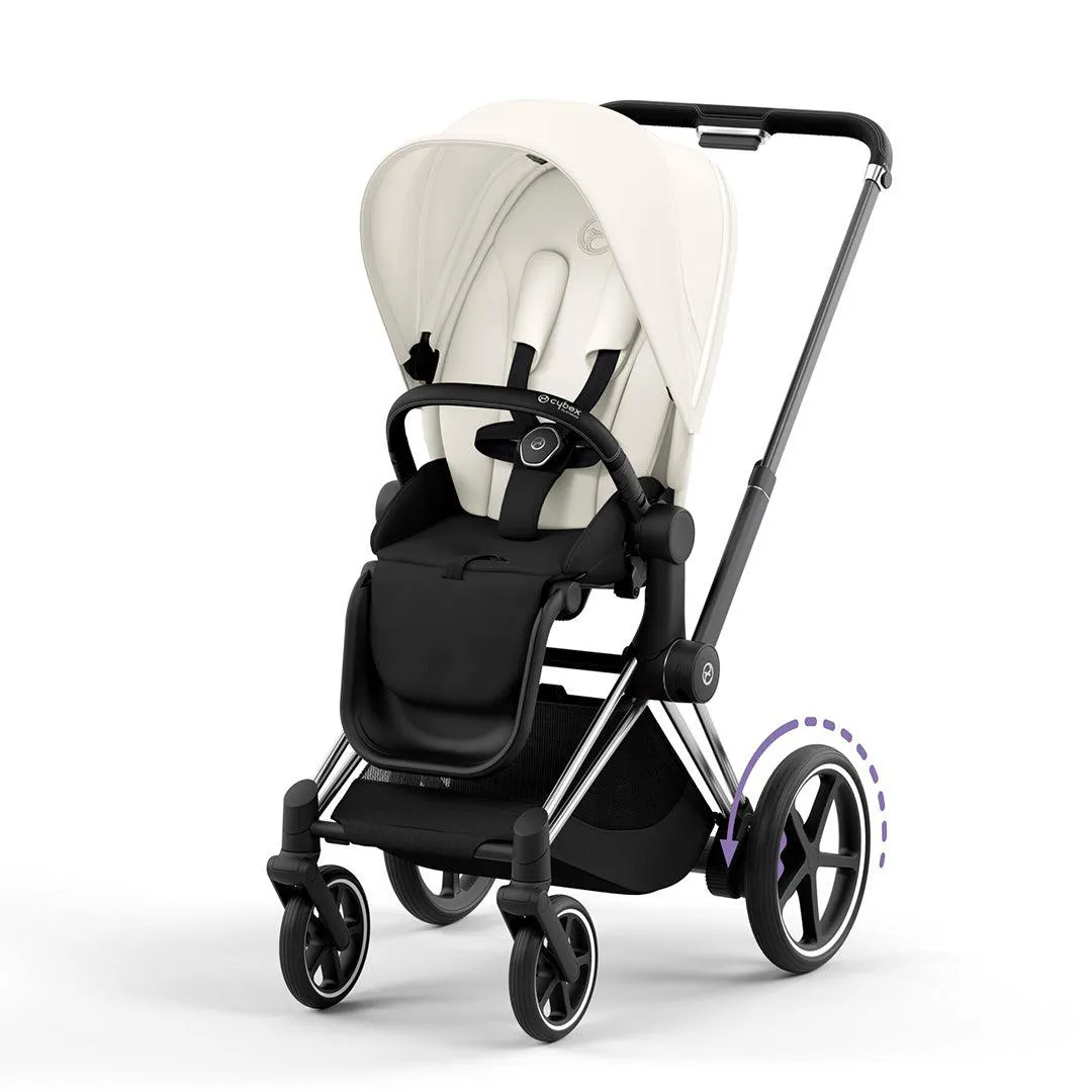 CYBEX e-Priam Pushchair - Off White