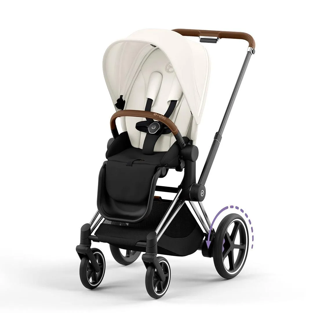 CYBEX e-Priam Pushchair - Off White