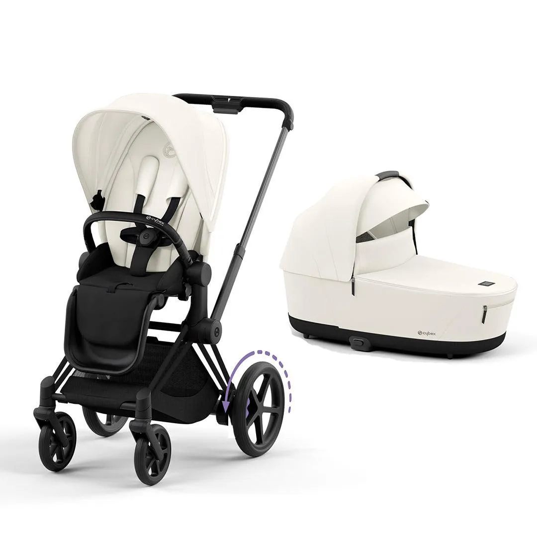 CYBEX e-Priam Pushchair - Off White