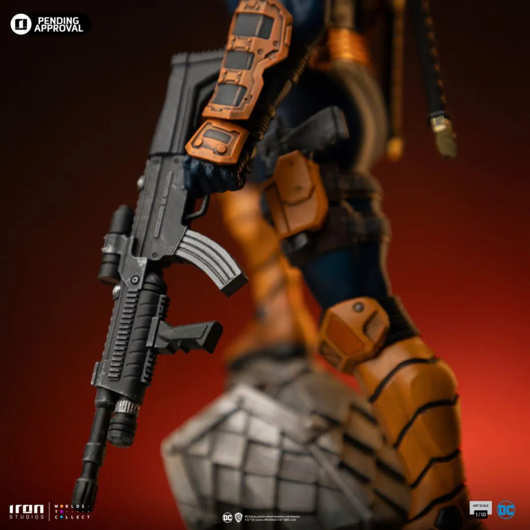 Death Stroke Statue  Statue By Iron Studios