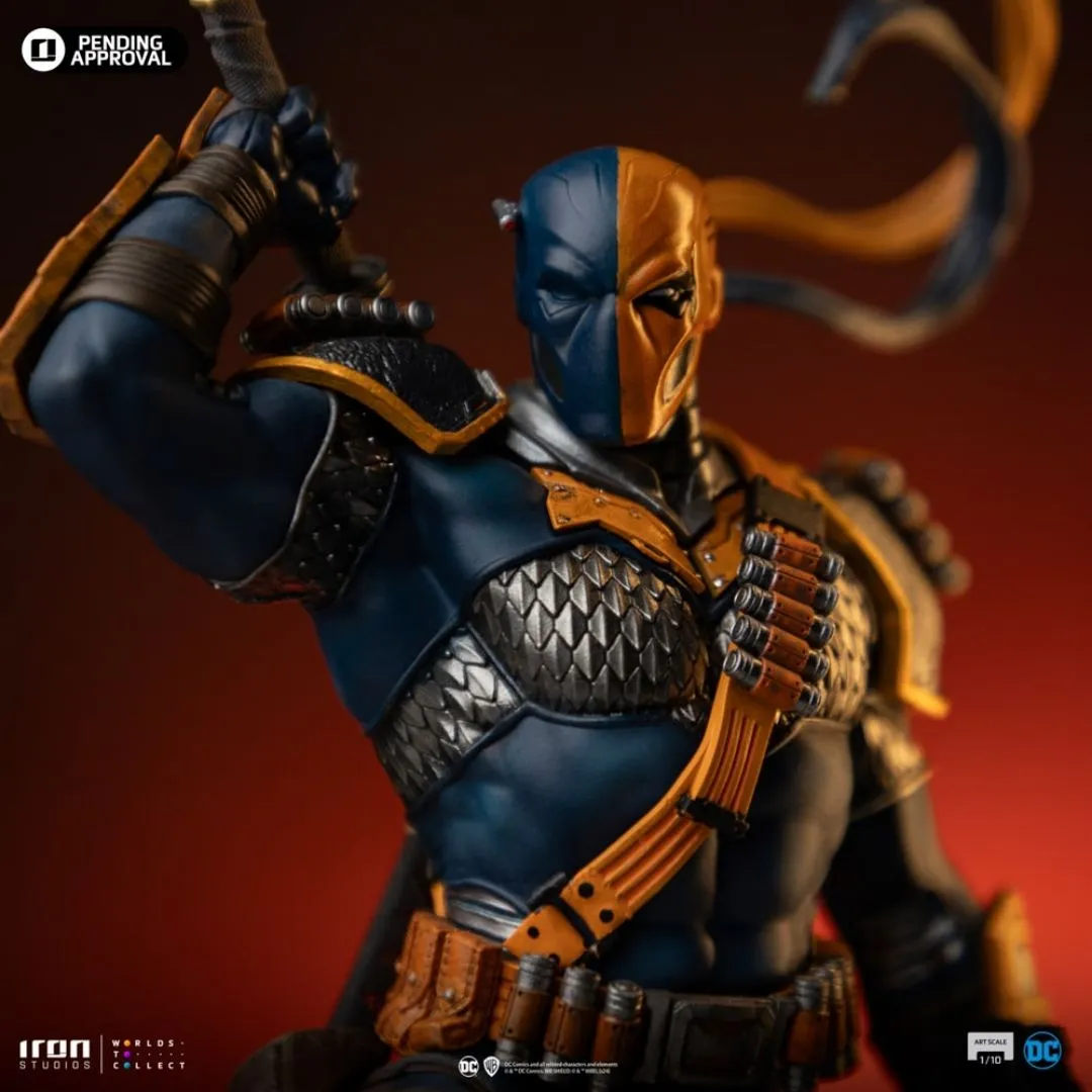 Death Stroke Statue  Statue By Iron Studios