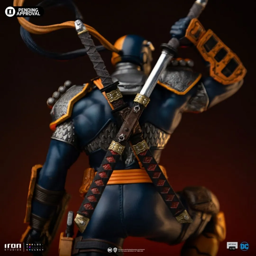 Death Stroke Statue  Statue By Iron Studios