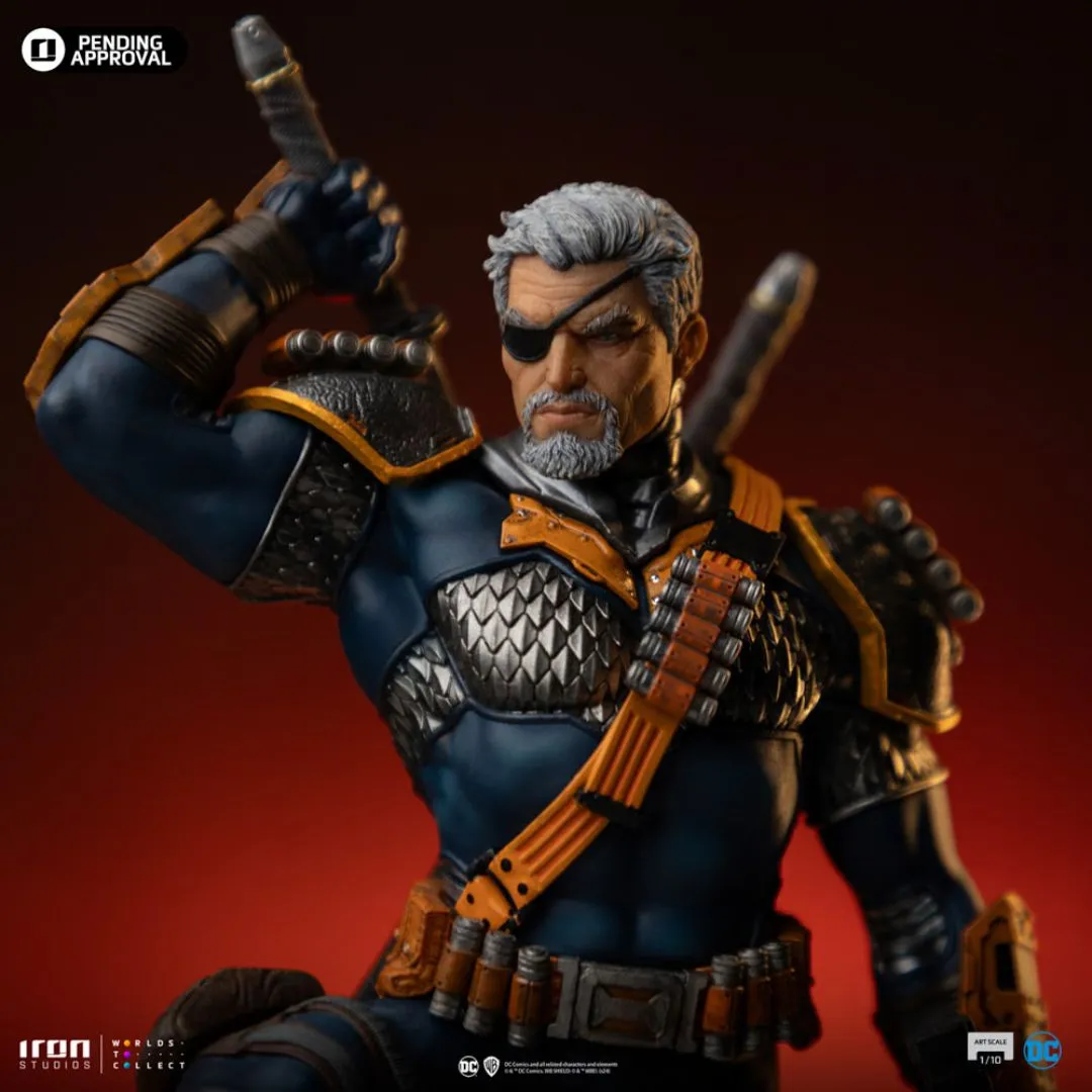 Death Stroke Statue  Statue By Iron Studios