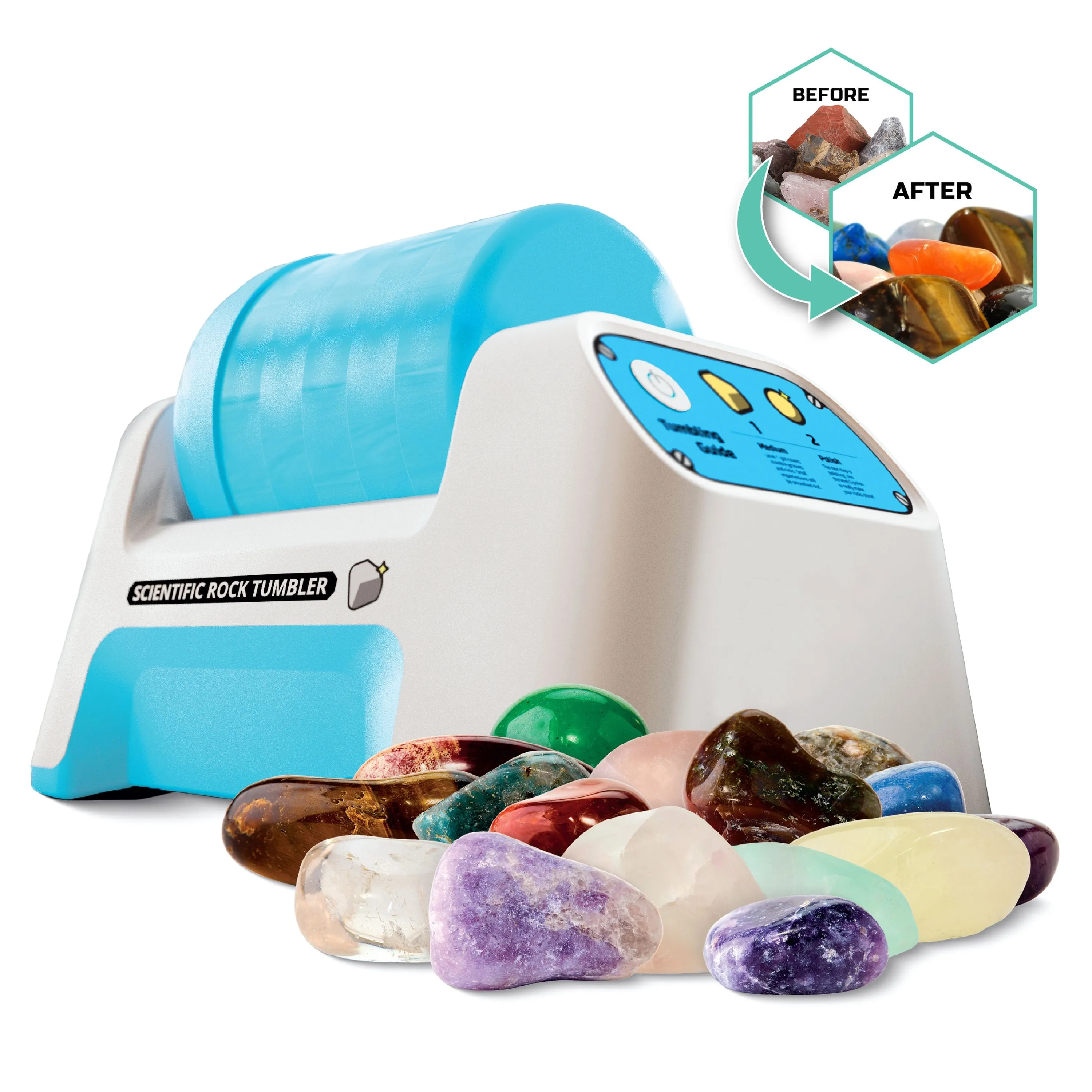 Discovery Mindblown Rock Tumbler Motorized Stone Polishing Kit