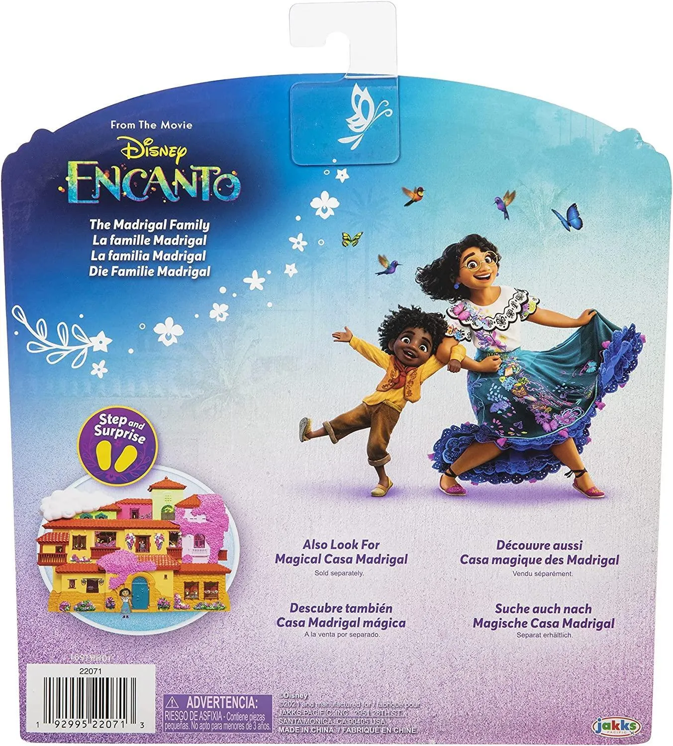 Disney Encanto Doll Figures, The Madrigal Family 6-Pack Set