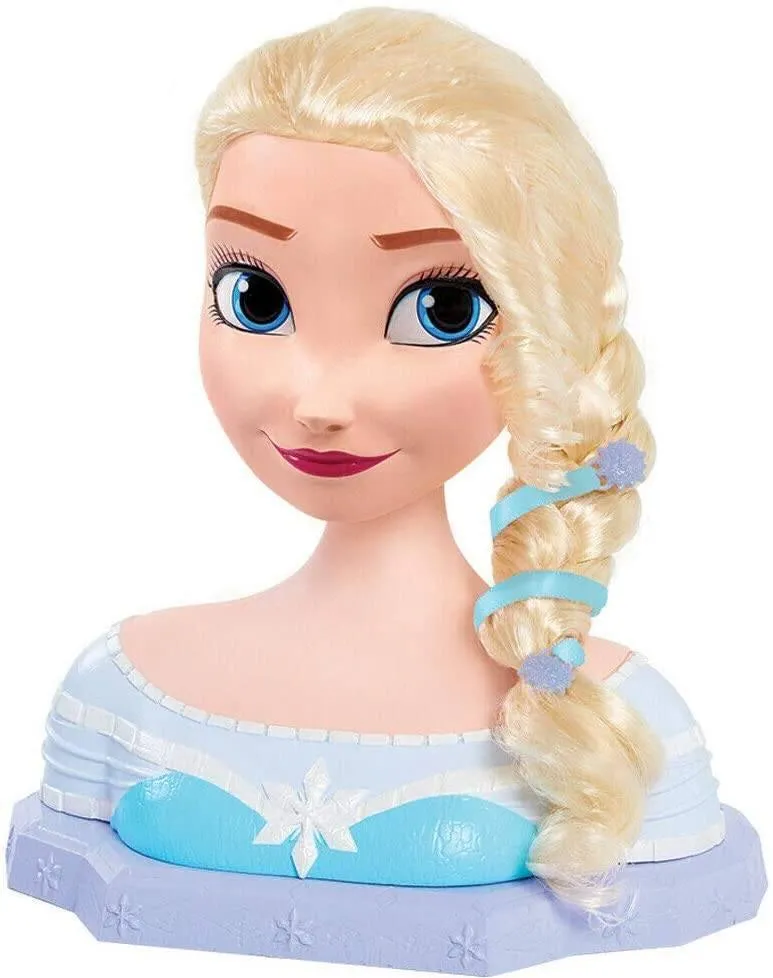 Disney Frozen 2 Deluxe Elsa Snow Queen Deluxe Styling Head