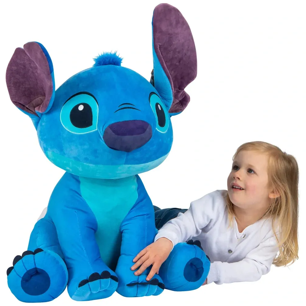 Disney Giant Lilo & Stitch Cuddly Interactive Toy XXL With Sound 60cm