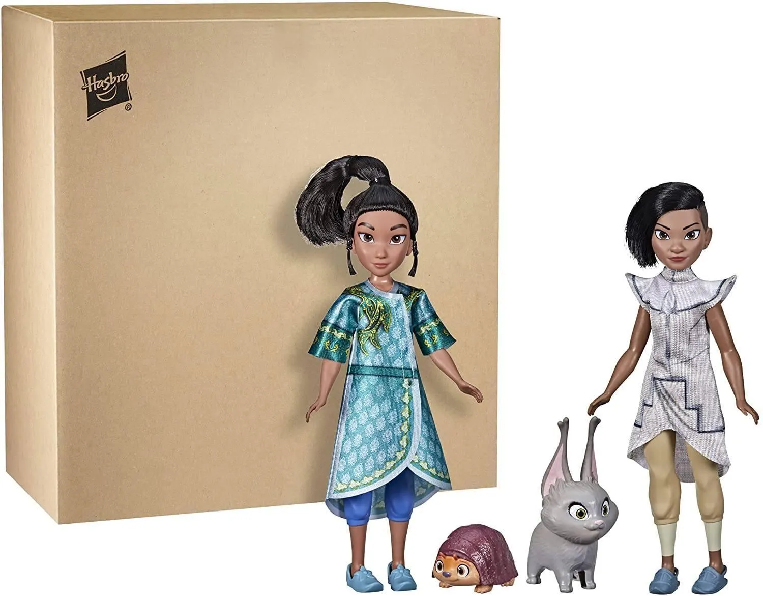 Disney Princess Rai Young Raya And Namaari Fashion Dolls 2-Pack