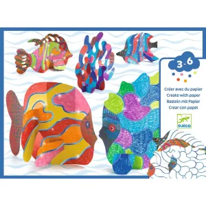 Djeco: Create with Paper - Under the Sea