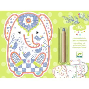 Djeco: Magic Colouring - Wild Animals