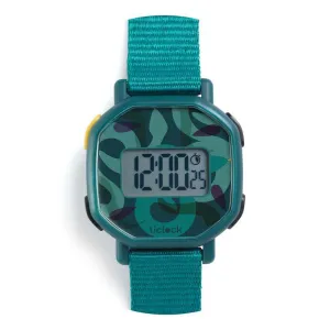 Djeco Watch Digital | Green Snakes