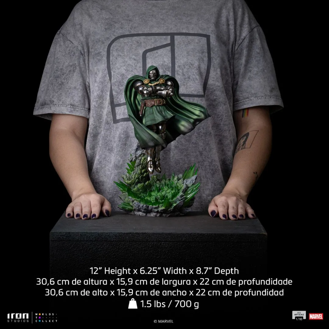 Doctor Doom Art Statue By Iron Studios