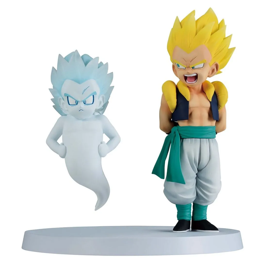 Dragon Ball Z Super Saiyan Gotenks And Ghost Dragon History Ii Revible Moment Statue By Bandai