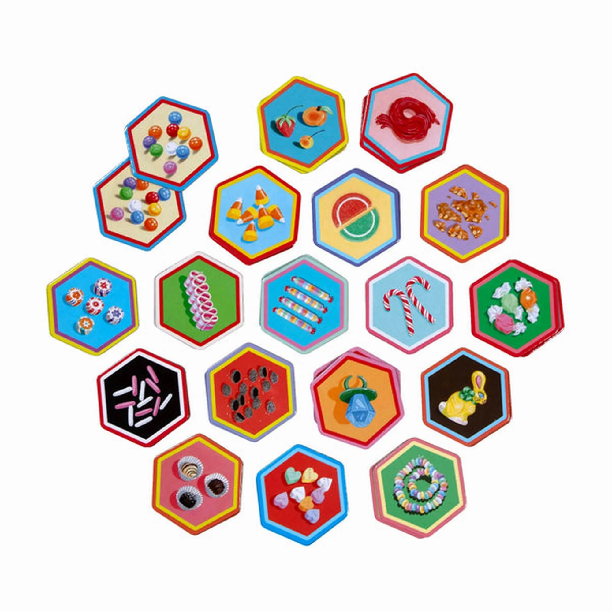 eeBoo Candy Little Hex Matching Game