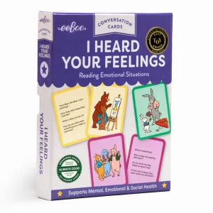 eeBoo I Heard Your Feelings Conversation Cards – New Packaging