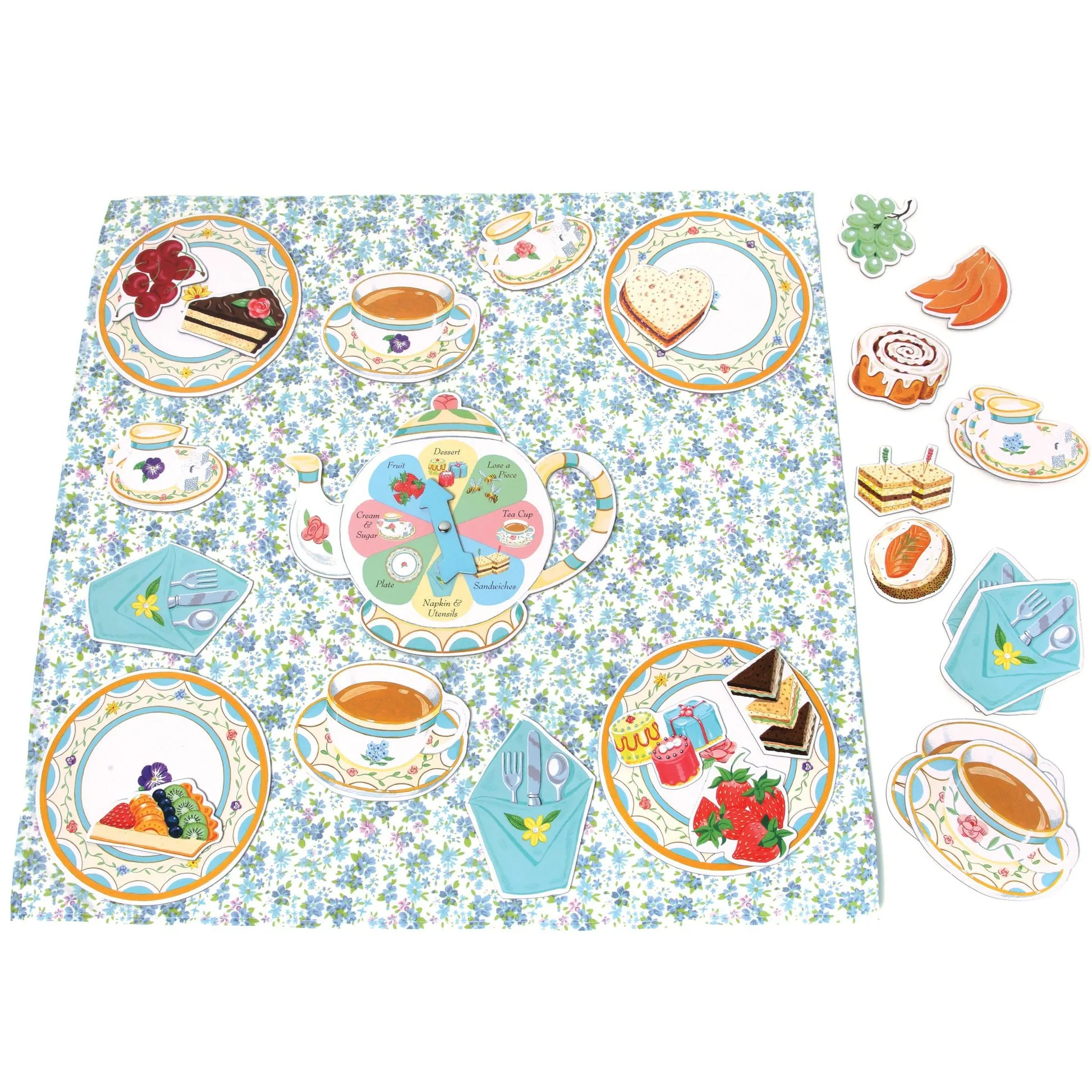 eeBoo Tea Party Spinner Game (2ed)