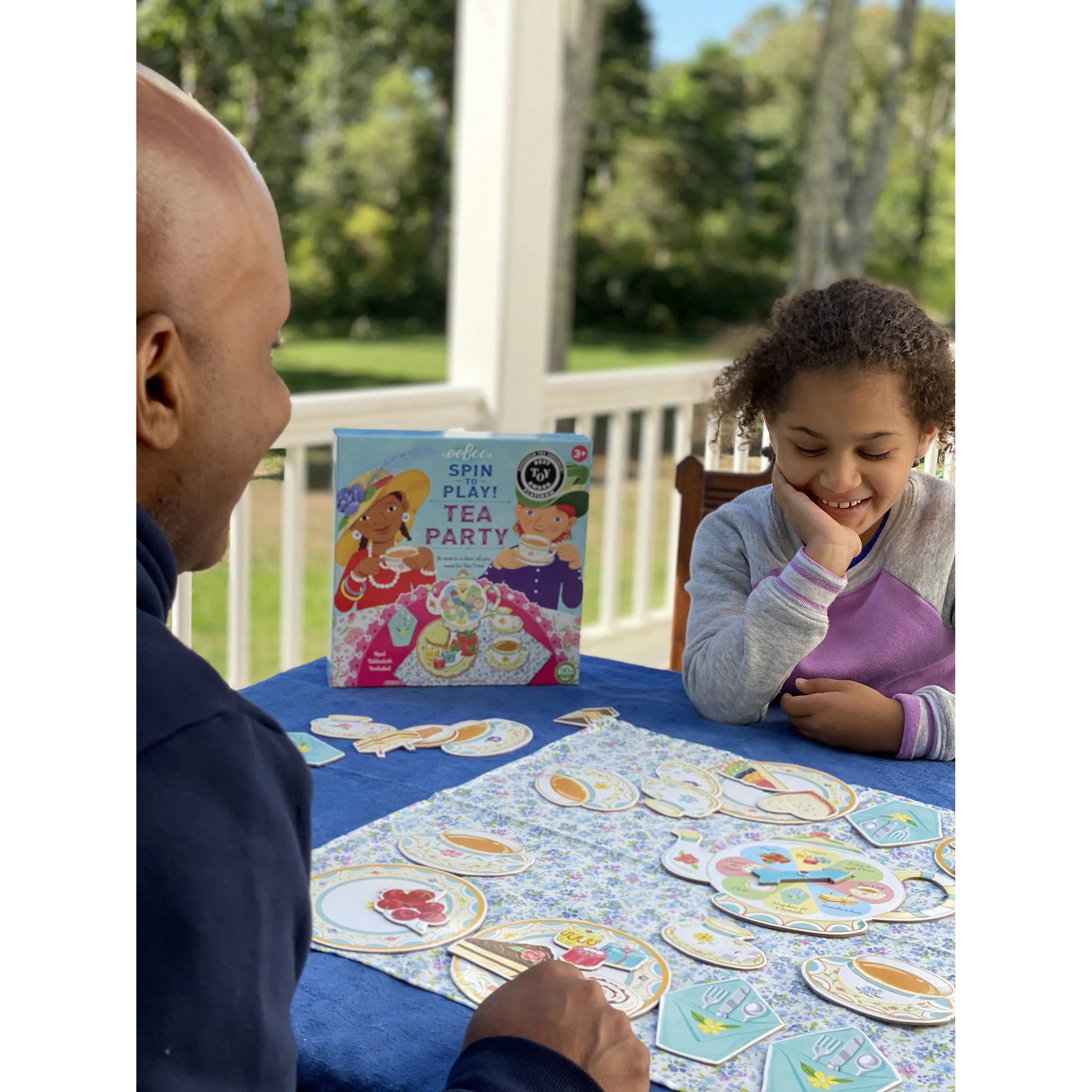eeBoo Tea Party Spinner Game (2ed)