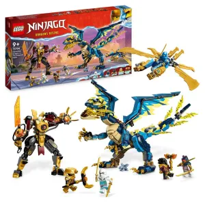 Elemental Dragon vs. The Empress Mech