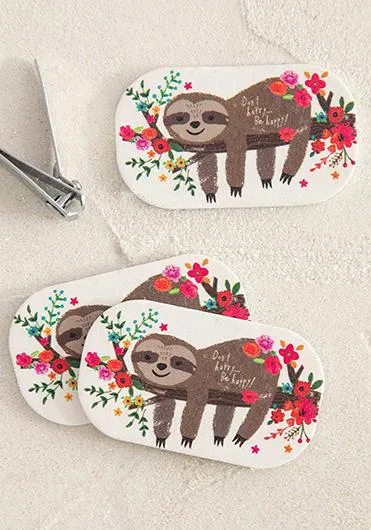 Emery Board Set of 3 | Sloth
