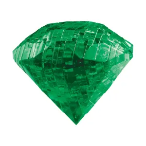 Enchanting Emerald 3D Crystal Puzzle - 43 Pieces Gem Edition