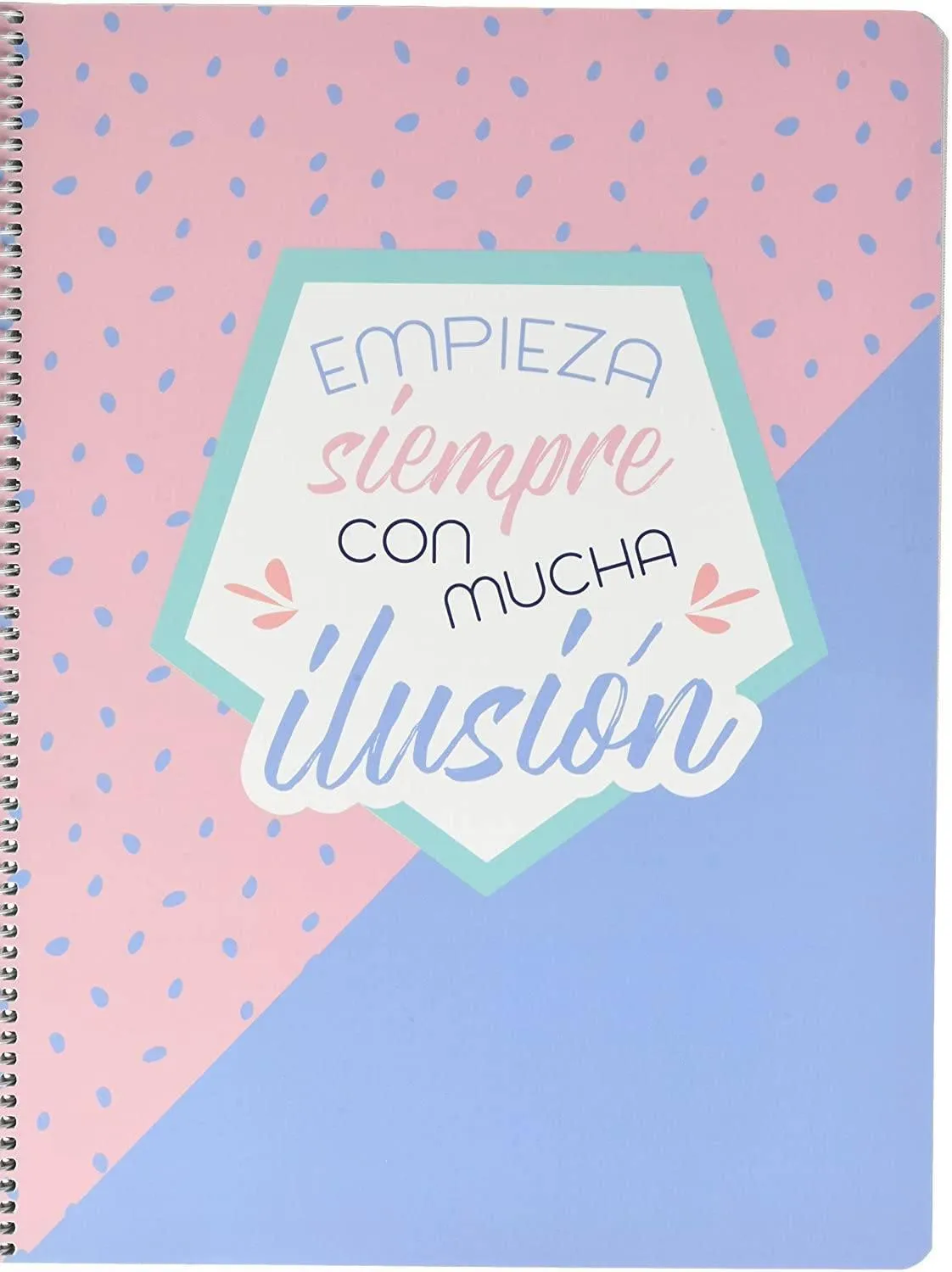 Erik Grupo Spiral Notebook A4, Microperforated, Amelie Pastel Collection