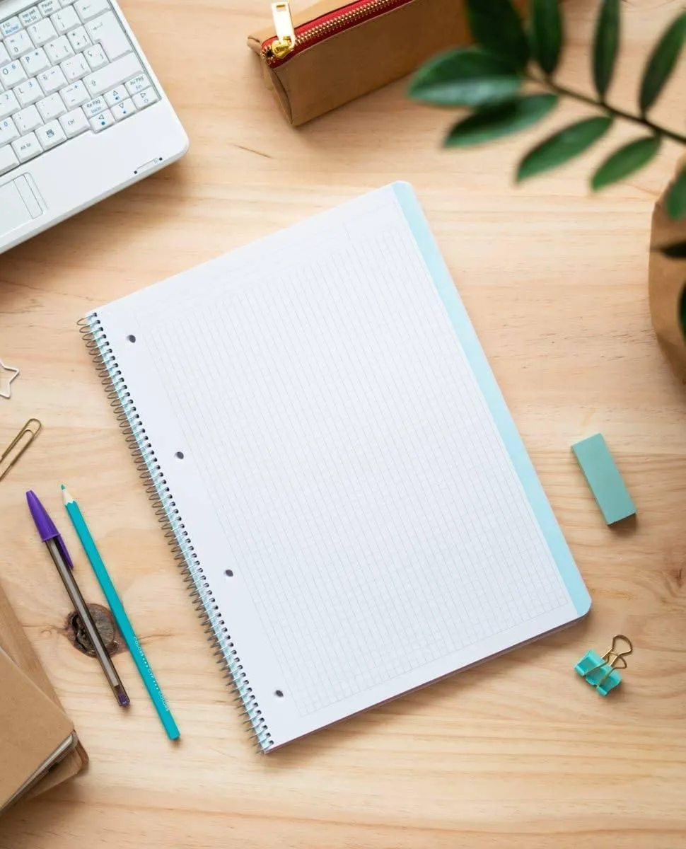Erik Grupo Spiral Notebook A4, Microperforated, Amelie Pastel Collection