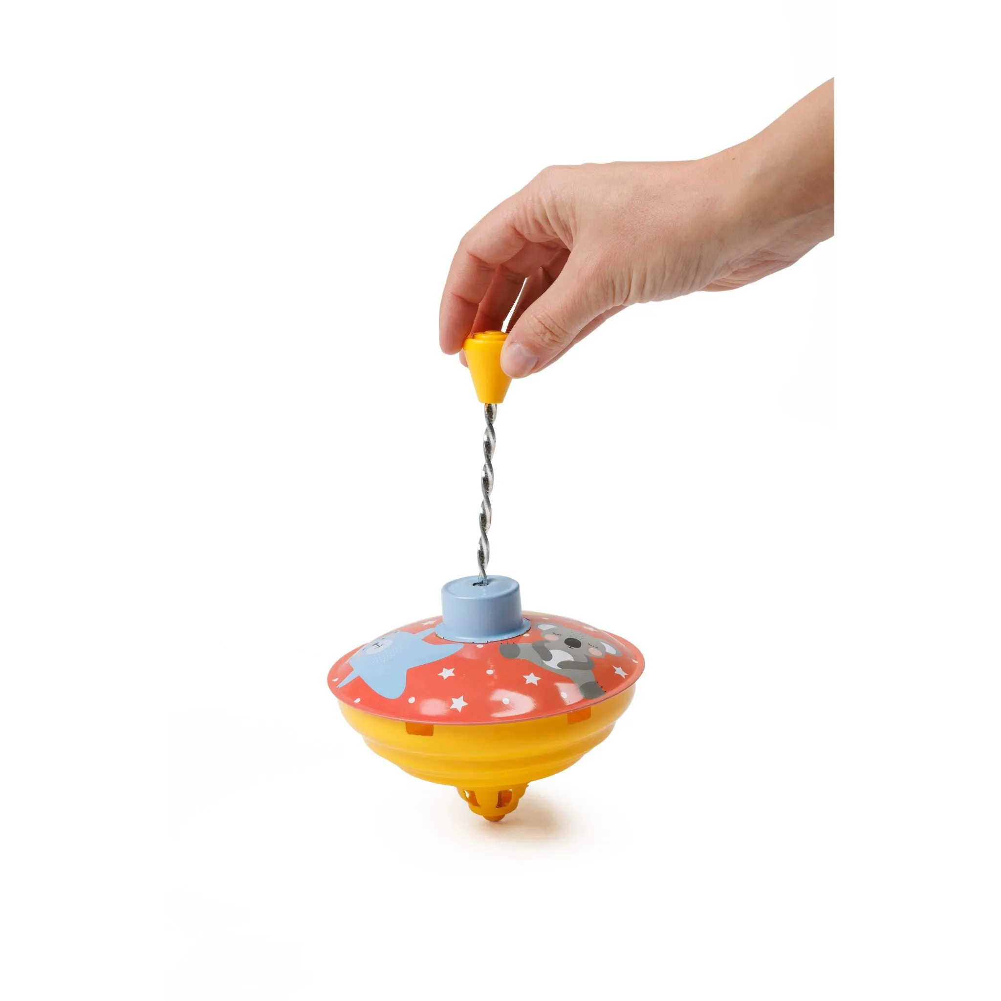 Eurekakids Metallic Peg-Top Orange
