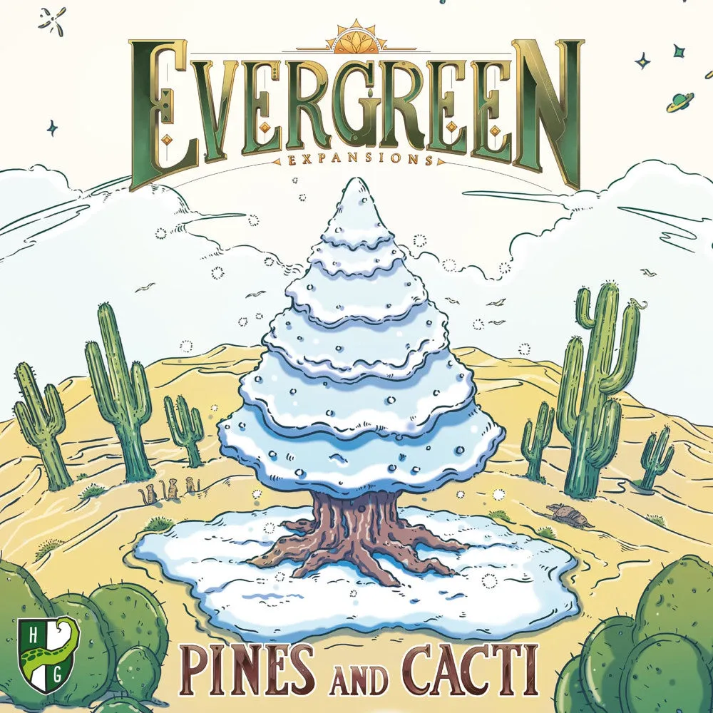 Evergreen: Pines and Cacti Expansion Board Game by Horrible Guild, Ages 8 