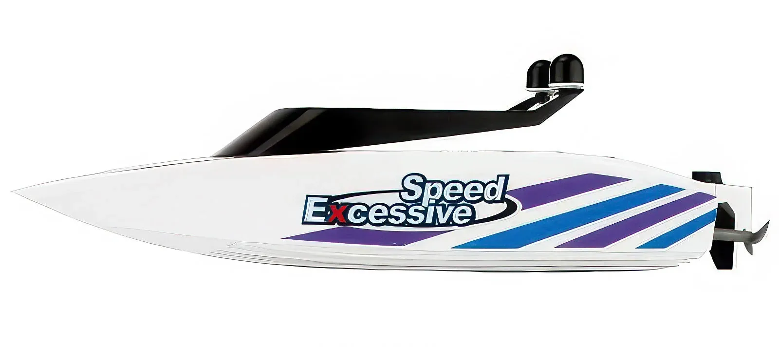 'Excessive Speed' RC Remote Controlled Toy Racing Boat - Assorted