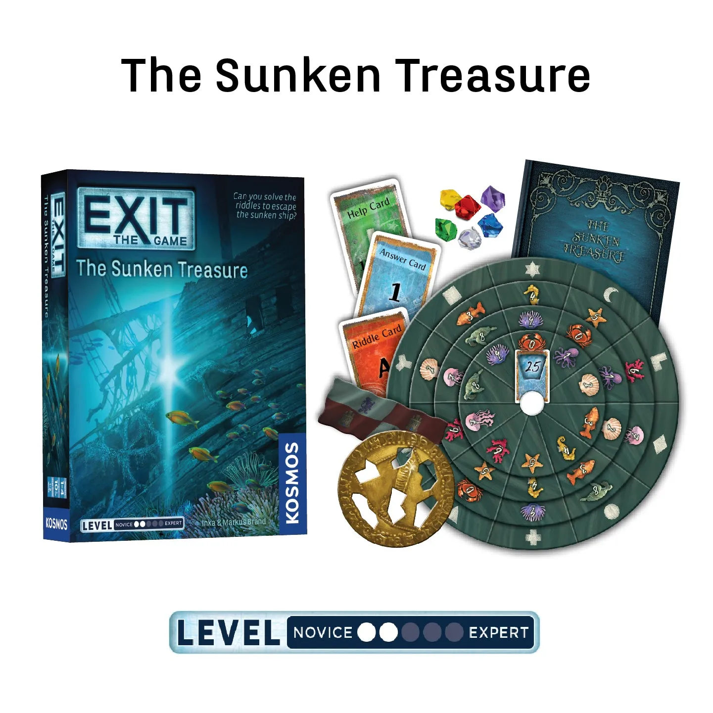 EXIT: The Game, Season 3. Four-Pack: Dead Man on the Orient Express, The Sinister Mansion, The Sunken Treasure, and The Mysterious Museum