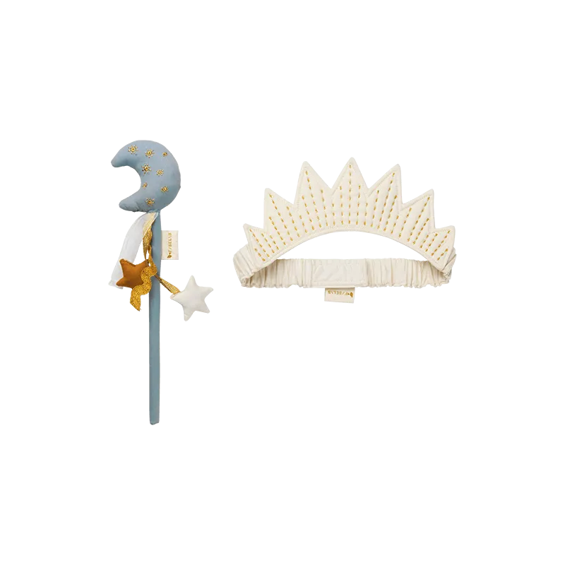 Fabelab Dress Up | Moon Fairy Wand and Tiara set