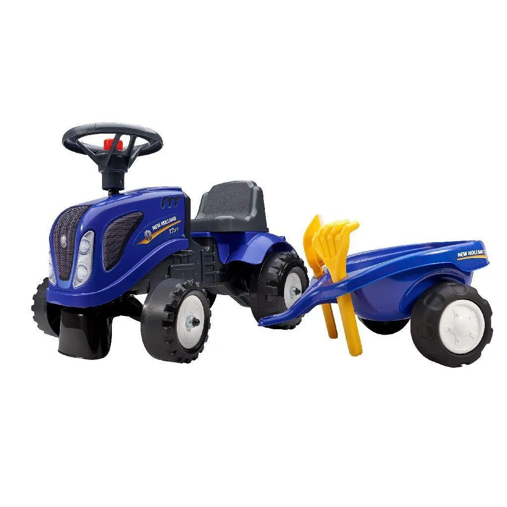 Falk Baby New Holland Ride-On Toddler Tractor Set