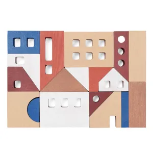 Ferm Living Little Artitect Blocks Dusty Brown