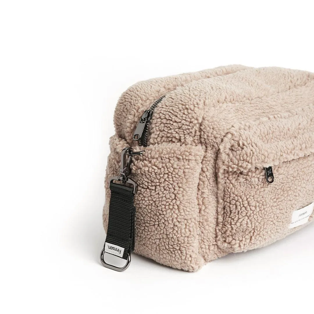 Finnson Freya Eco Stroller Organiser with Stroller Clips - Beige