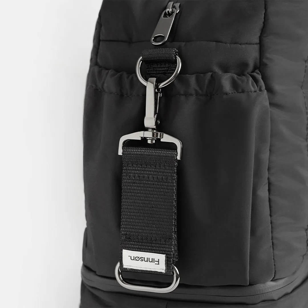 Finnson Innes Eco Holdall Changing Bag With Changing Mat - Black