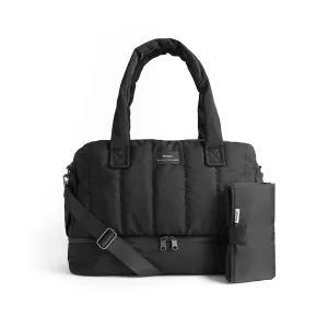 Finnson Innes Eco Holdall Changing Bag With Changing Mat - Black